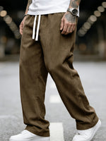 Rowan - Casual Relaxed-Fit Corduroy Pants