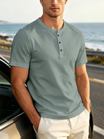 Asher - Lightweight Quick-Dry Henley Tee