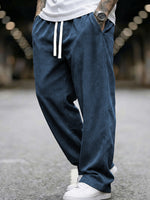 Rowan - Casual Relaxed-Fit Corduroy Pants