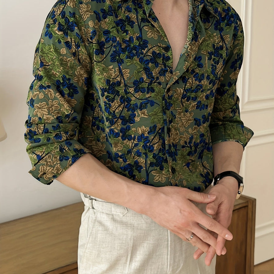 Sloane - Garden Print Shirt