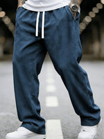 Rowan - Casual Relaxed-Fit Corduroy Pants