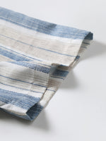 Marlowe - Textured Stripe Short-Sleeve Shirt